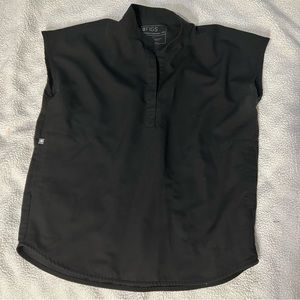 Figs Rafaela oversized scrub top black XXS